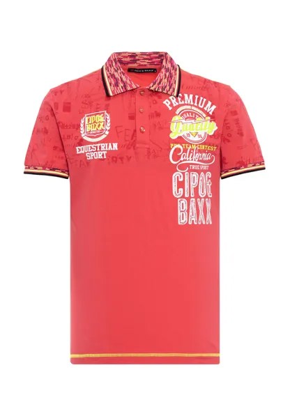 Поло Cipo & Baxx T Shirt, цвет FUCHIA