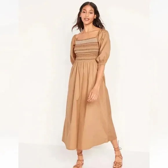 Платье макси с открытыми плечами Old Navy, размер M