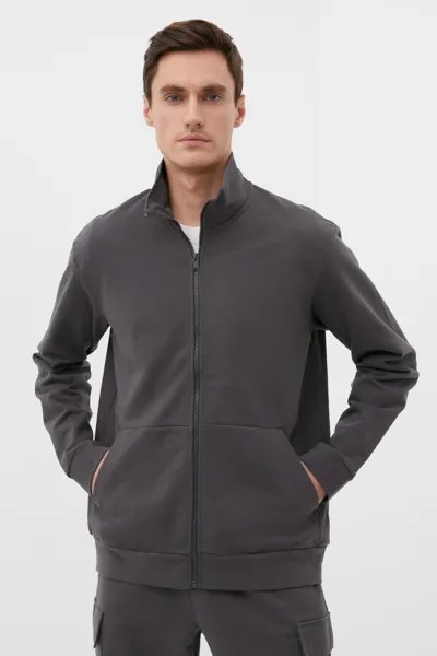 Олимпийка мужская Finn Flare FBC23015 серая 3XL