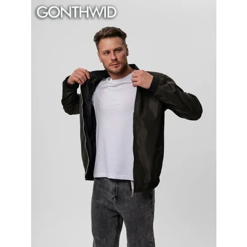 Бомбер GONTHWID, размер 3XL, черный
