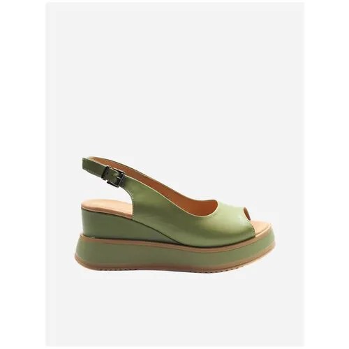 Женские туфли, DAKKEM, лето, цвет зеленый, размер 40