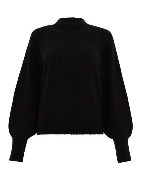 Свитер Threadbare Strick THB Lolite Roll Neck Knitted Jumper, черный