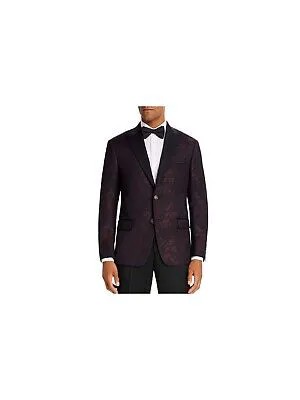 ROBERT GRAHAM Мужская черная однобортная куртка-пиджак 38R