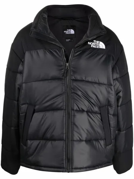 The North Face пуховик с вышитым логотипом, черный