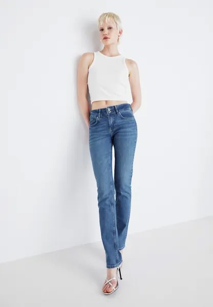 Джинсы узкого кроя Pepe Jeans, деним