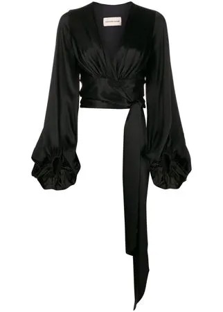 Alexandre Vauthier блузка с запахом