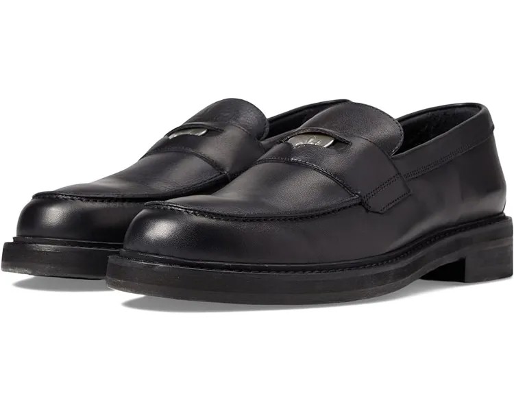 Лоферы John Varvatos Harrison Guitar Pick Loafer, черный