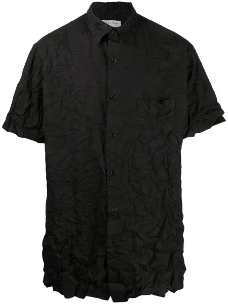 Yohji Yamamoto рубашка с жатым эффектом