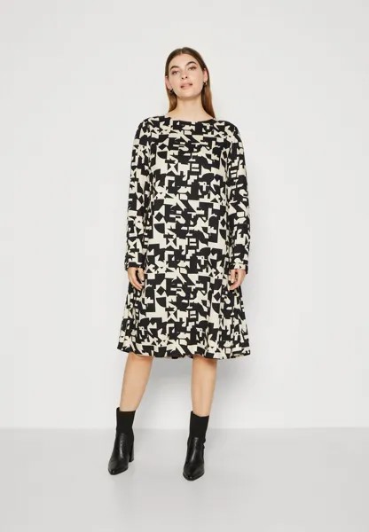 Платье летнее Carmanola Life Dress ONLY Carmakoma, черный