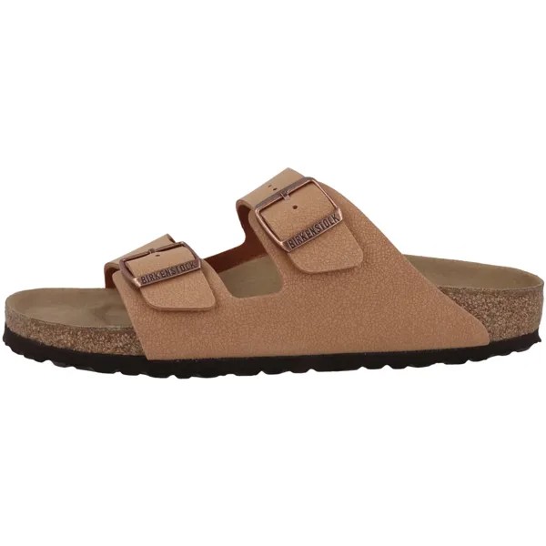 Сандалии Birkenstock Arizona Birko Flor Nubuk normal, коричневый