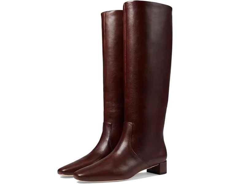 Ботинки Loeffler Randall Indy Low Heel Tall, цвет Espresso