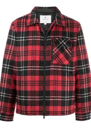 Woolrich клетчатая куртка-рубашка