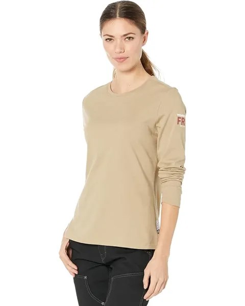 Рубашка Wolverine Fire Resistant Long Sleeve Tee, хаки
