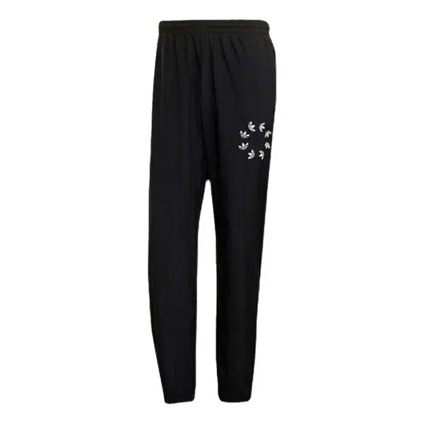 Спортивные штаны Men's adidas originals St Woven Tp Casual Sports Breathable Bundle Feet Long Pants/Trousers Black, черный