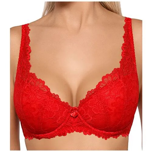 Бюстгальтер  MAT lingerie Carmela M, размер 80D, красный