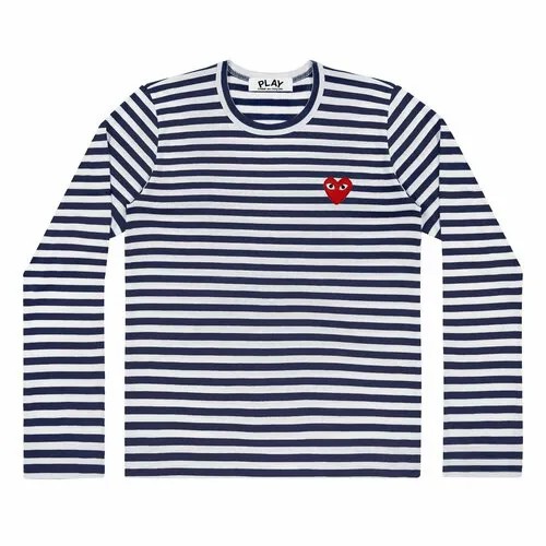 Лонгслив Comme des Garcons PLAY, размер XXL, синий