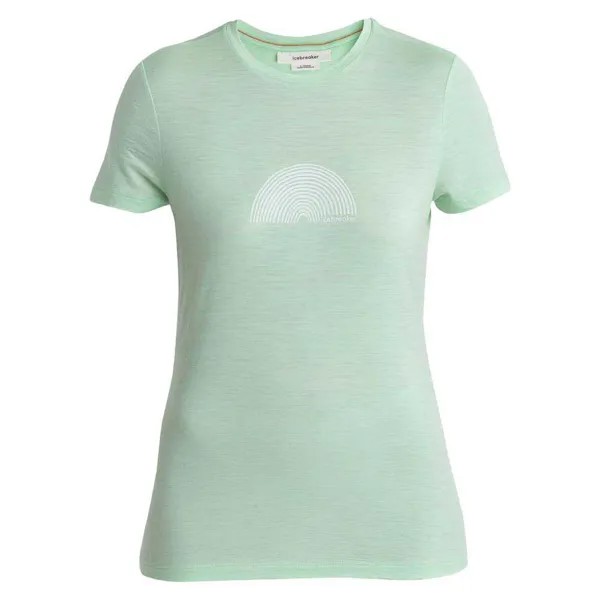 Спортивная футболка Icebreaker Merino 150 Tech Lite III Shine, зеленый