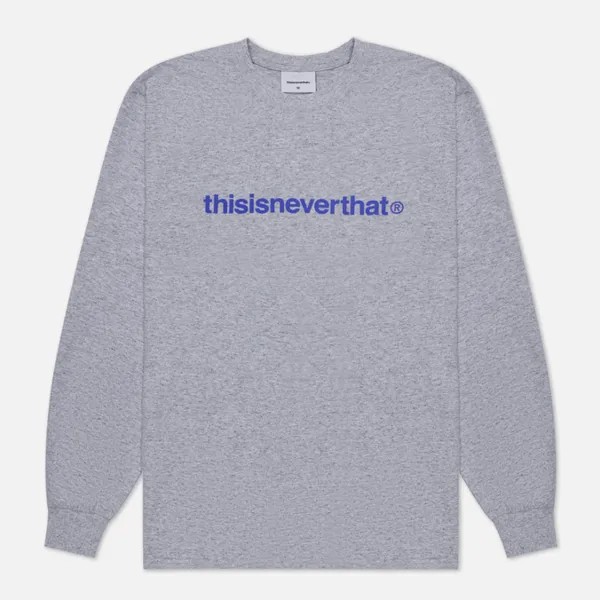 Мужской лонгслив thisisneverthat Print T-Logo серый, Размер S