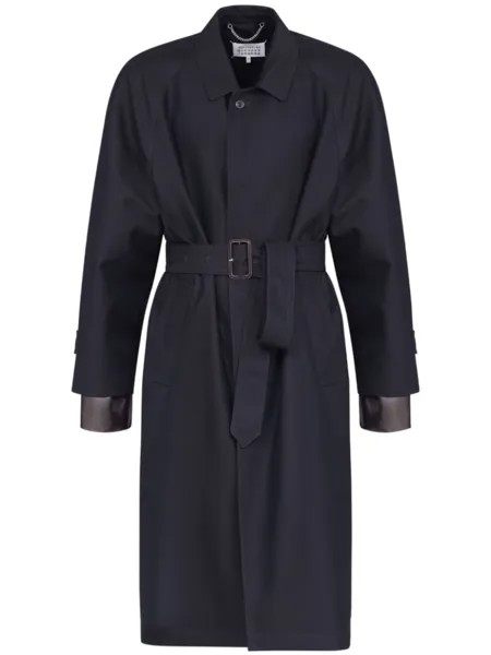 Maison Margiela тренч с поясом, черный