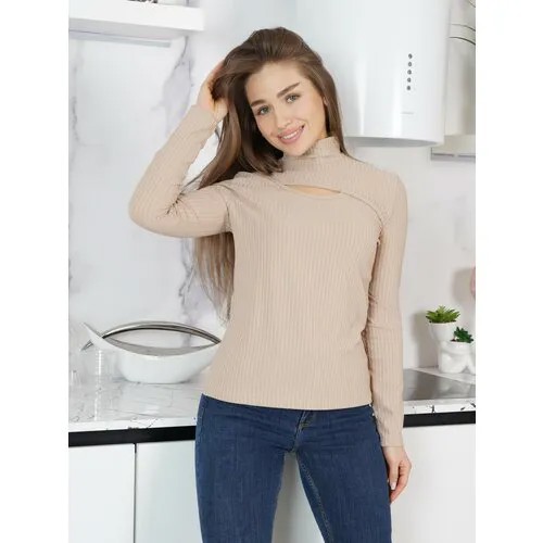 Водолазка LOVETEX.STORE, размер 44, , бежевый