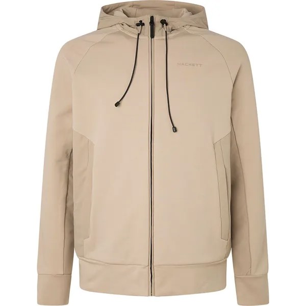 Толстовка Hackett Hybrid Full Zip, бежевый