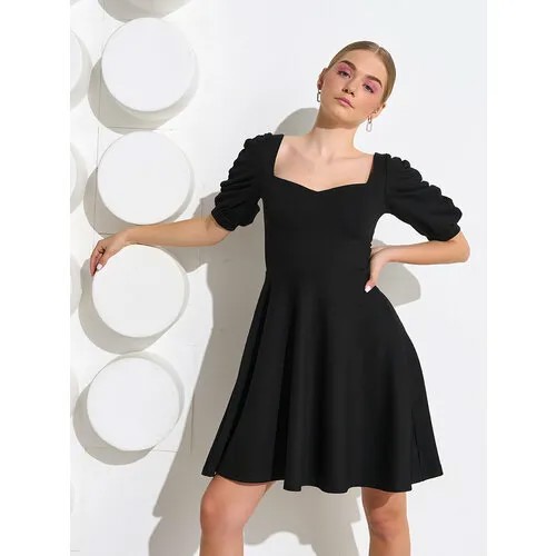 Платье Liza Volkova, размер 48, черный