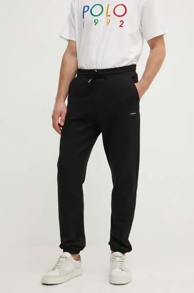 Хлопковые спортивные штаны Karl Lagerfeld, черный