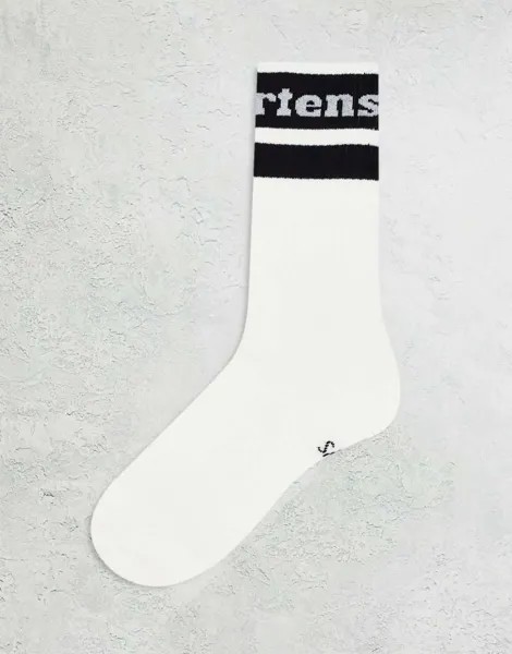 Черно-белые носки с логотипом Dr Martens Athletic