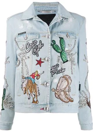 Philipp Plein джинсовая куртка Cowboy