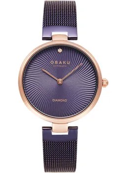 Fashion наручные  женские часы Obaku V256LXVQMQ. Коллекция Diamond