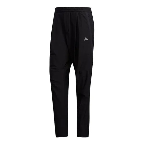 Брюки adidas Sports Running Training Breathable Casual Long Pants Black, черный