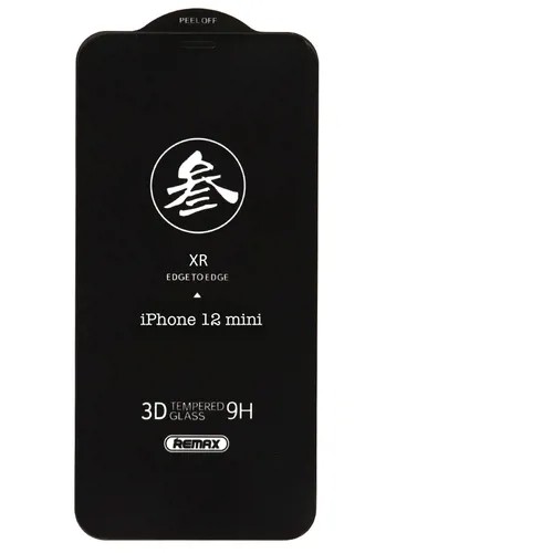 Защитное премиум стекло Remax для iPhone 12 mini (полноэкранное, олеофобное покрытие, полное покрытие)