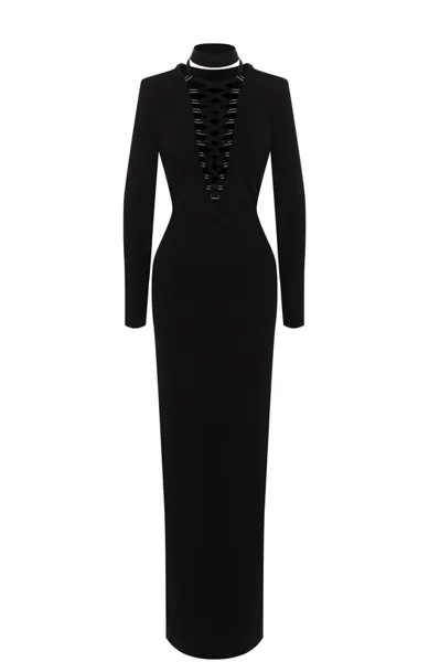 Приталенное платье-макси со шнуровкой Tom Ford