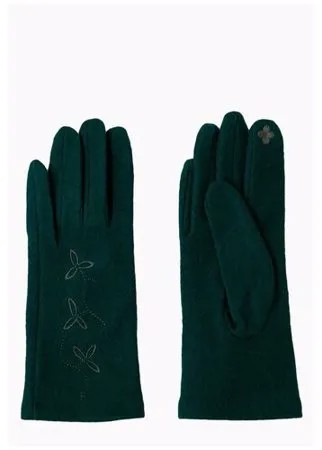 Перчатки женские Finn Flare, цвет: зеленый A20-11308_500, размер: 6,5