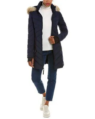 Женский пуховик Nautica, синий, размер Xs