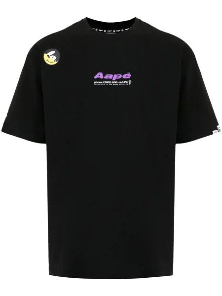 AAPE BY *A BATHING APE® футболка с логотипом