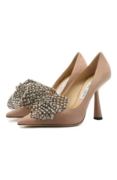 Замшевые туфли Seka 100 Jimmy Choo