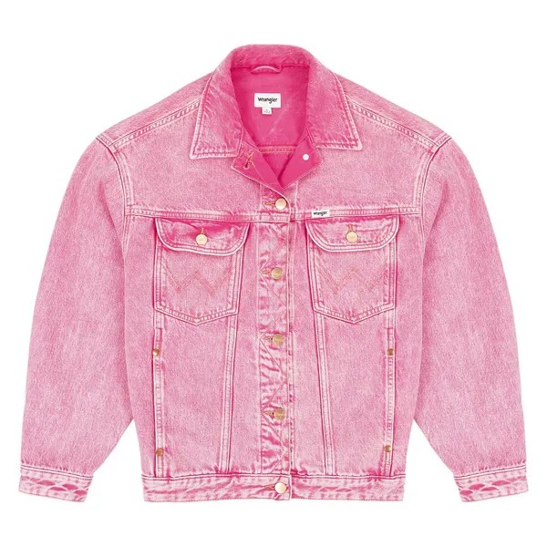 Куртка Wrangler Jumbo Trucker Denim, розовый