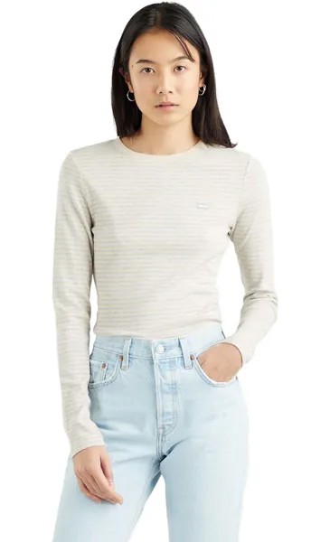Лонгслив женский Levi's 69555-0026 серый 2XS