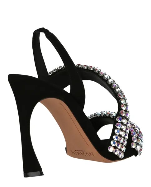 Сандалии Alanis на каблуке 100 Alexandre Birman, черный
