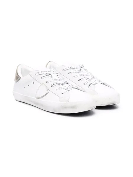 Philippe Model Kids кроссовки с нашивкой-логотипом
