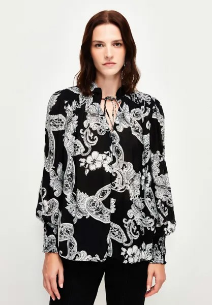 Туника Rucfled Collor Gümped adL, цвет printed black
