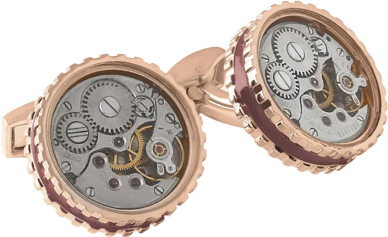 Запонки мужские Tateossian CL7703 золотистые