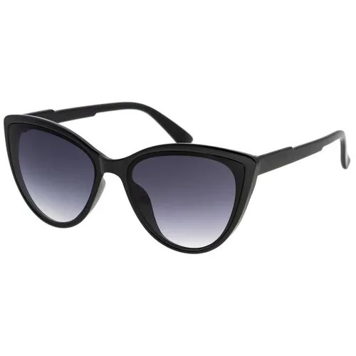 Солнцезащитные очки женские/Очки солнцезащитные женские/Солнечные очки женские/Очки солнечные женские/21kdglan905332c1vr черный/Vittorio Richi/Кошачий глаз/модные