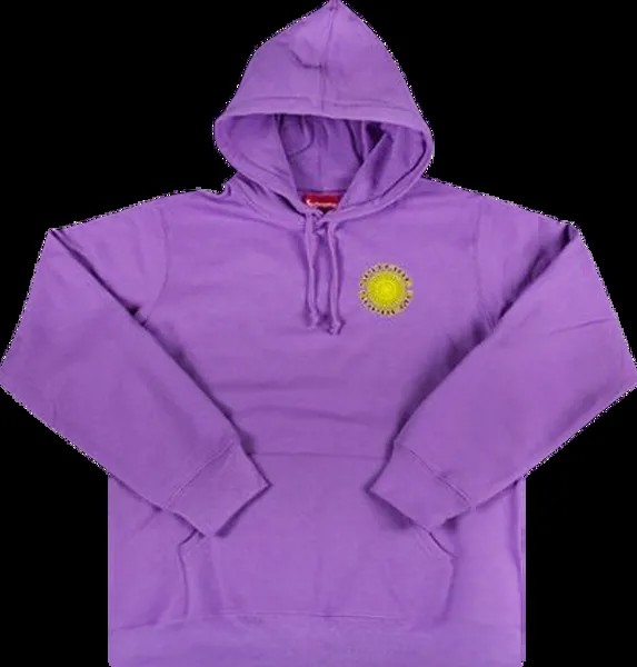 Толстовка Supreme x Spitfire Hooded Sweatshirt 'Purple', фиолетовый
