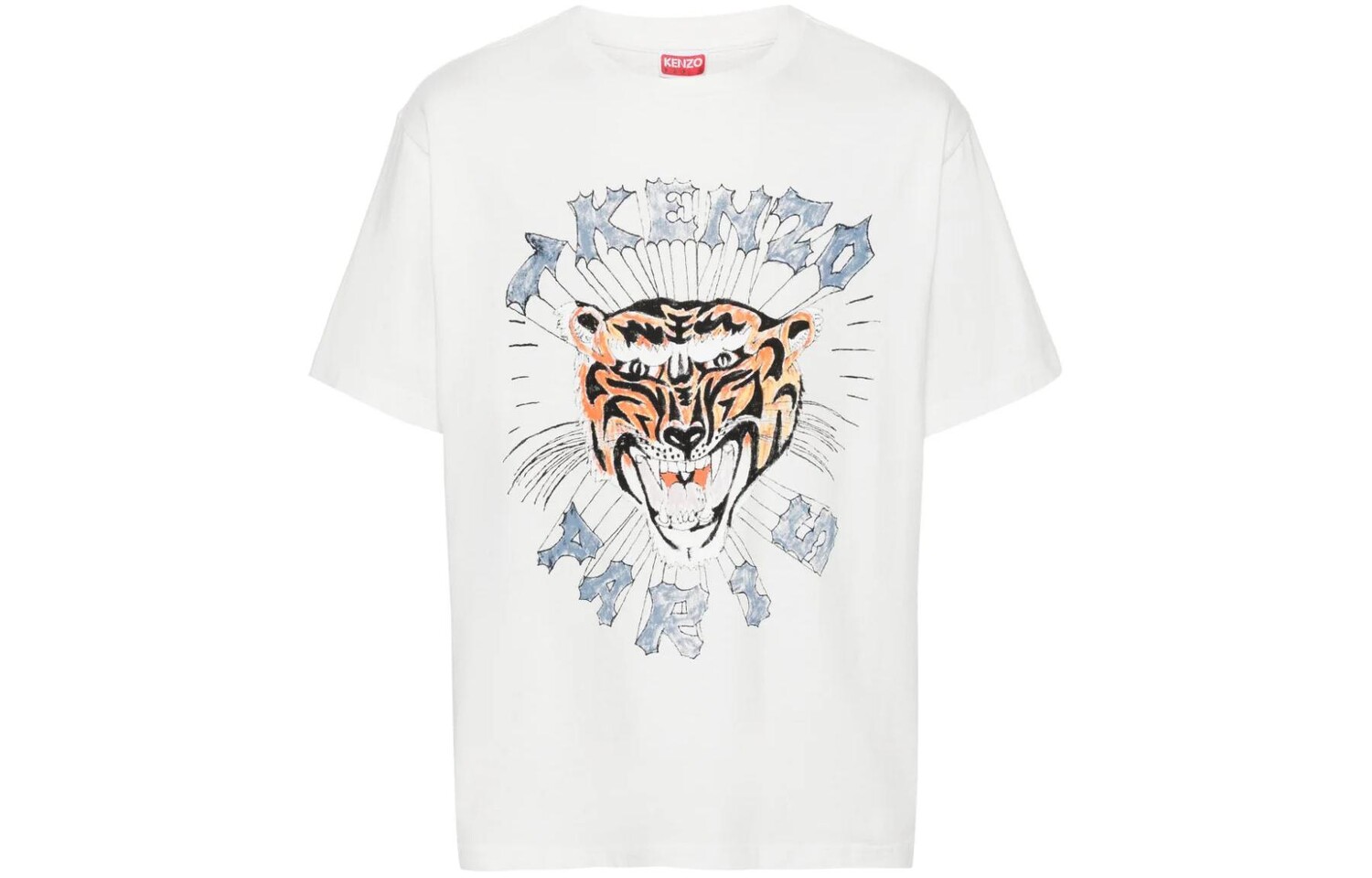 Футболка мужская белая Kenzo, белый