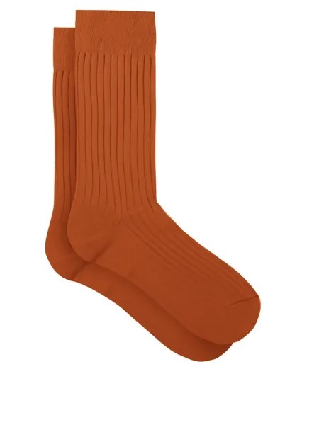 Носки danvers в рубчик Pantherella, оранжевый