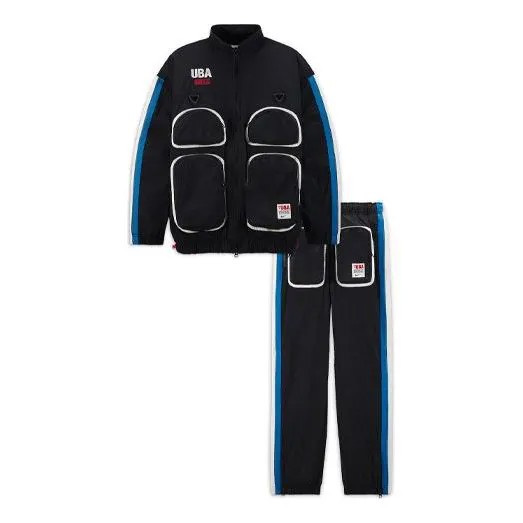 Куртка Nike x Under Cover Track Suit 'Black Blue', черный