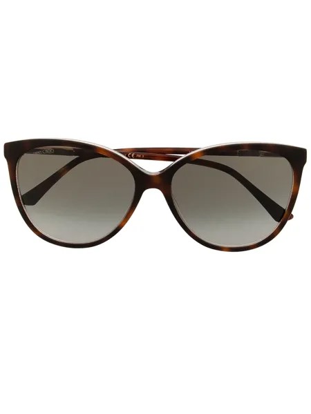 Jimmy Choo Eyewear солнцезащитные очки в оправе 'кошачий глаз'