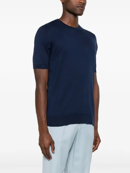 John Smedley футболка Kempton, синий